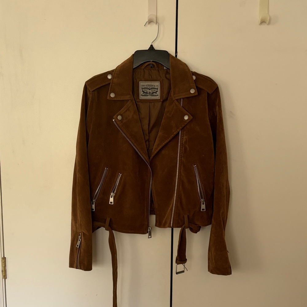 Levi's Suede Moto Jacket